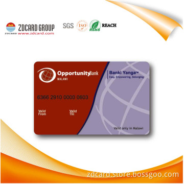 Offset Printed ISO9001 PVC Plastic RFID Smart Card
